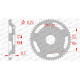 AFAM steel crown 50 teeth not 420 type 47100 Derbi 50 R Senda Racer