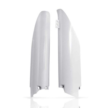 Protections de fourche blanc Acerbis SUZUKI RM125 (0011631.030)  Protections de fourche blanc Acerbis SUZUKI RM125 (0011631.030)