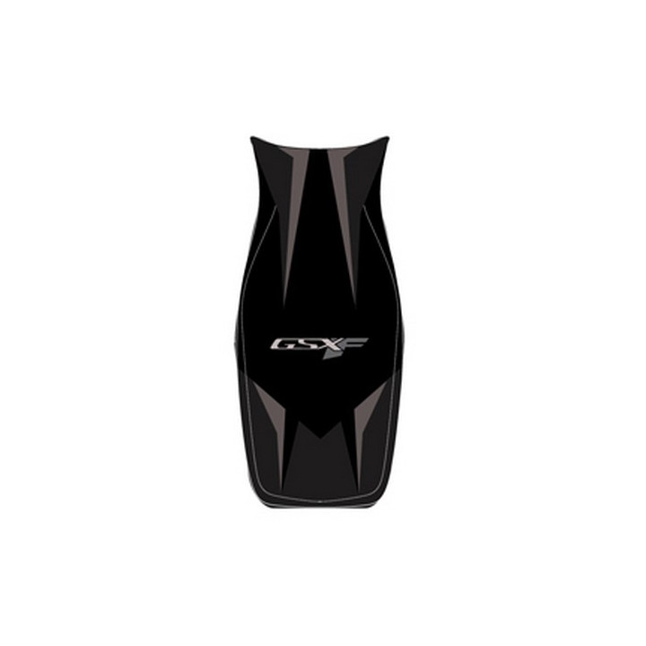Housse de selle Bagster (2202H) Noir/Noir Mat/Lettres Grises et Bordeaux Suzuki GSX650 F 10