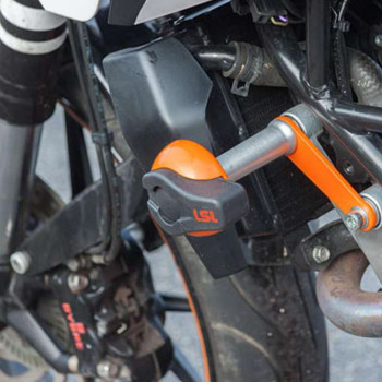 Kit fixation Crash Pad LSL KTM 390 DUKE 13-17 Kit fixation Crash Pad LSL KTM 390 DUKE 13-17