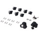 Set of 7 SW-Motech TraX locks + anti-theft device for EVO brackets