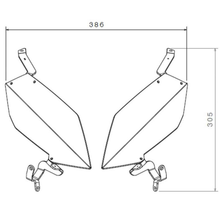 Puig headlight cover 20395W BMW F900XR