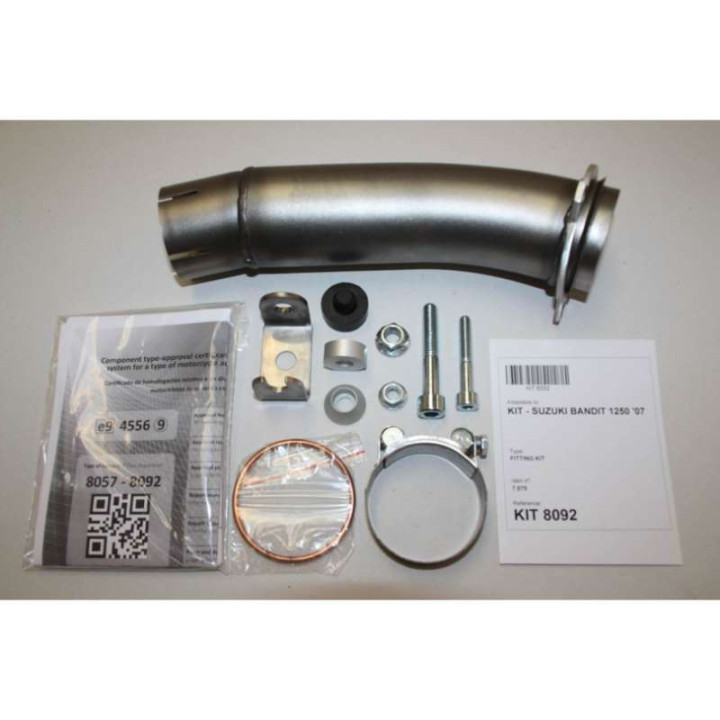 Silencieux homologué Ixil SOVE inox (OS8092VSE) Suzuki GSF1250 Bandit N/S/GSX1250FA
