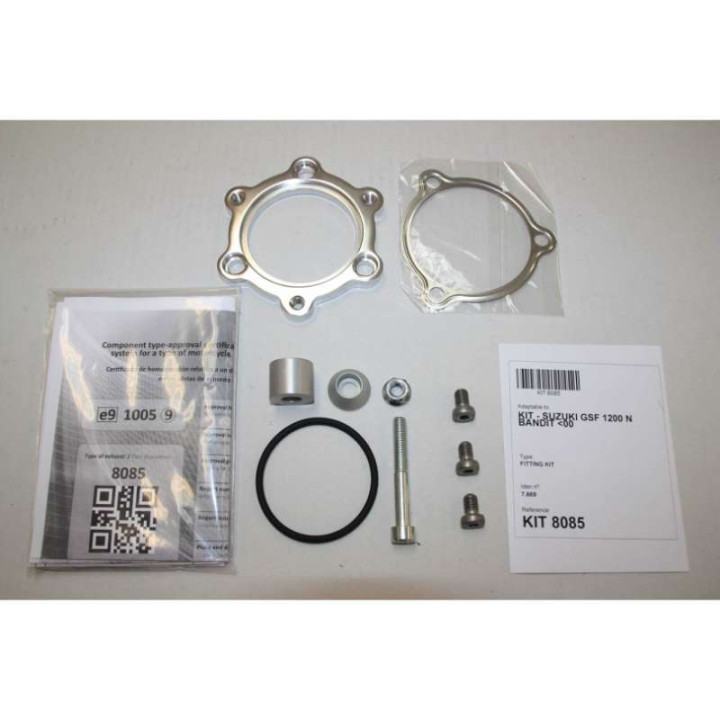 Silencieux homologué Ixil SOVE inox (OS8085VSE) Suzuki GSF1200 Bandit N/S 96-99
