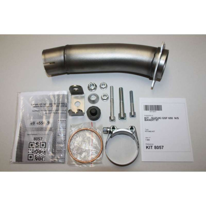 Silencieux homologué Ixil SOVE inox (OS8057VSE) Suzuki GSF 650 N/S Bandit/GSX650F