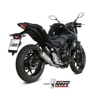 Ligne complète Mivv MK3 Inox (X.YA.0008.SM3X) Yamaha MT-03/YZF-R3/R25