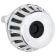 Rinehart INVERTED chrome air filter (910-0100C) Harley TOURING / SOFTAIL 17-