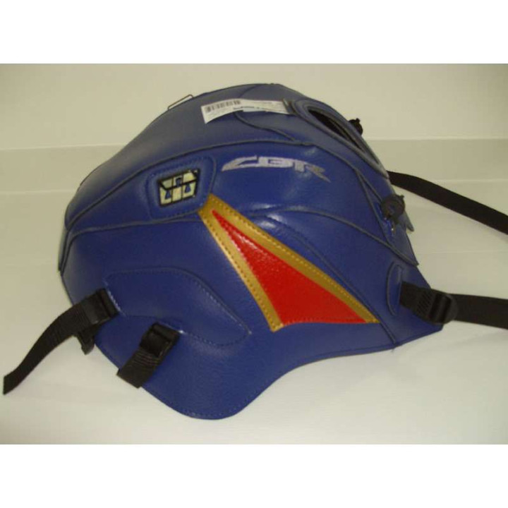 Tapis de réservoir Bagster baltique/pointes rouges et or (1609C) Honda CBR125R CBR250R Tapis de réservoir Bagster baltique/pointes rouges et or (1609C) Honda CBR125R CBR250R