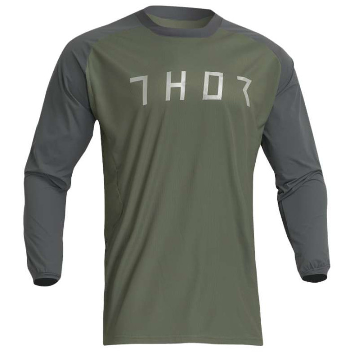 Thor TERRAIN ARMY CHARCOAL motocross jersey Thor TERRAIN ARMY CHARCOAL motocross jersey