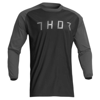 Maillot moto cross Thor TERRAIN BLACK CHARCOAL