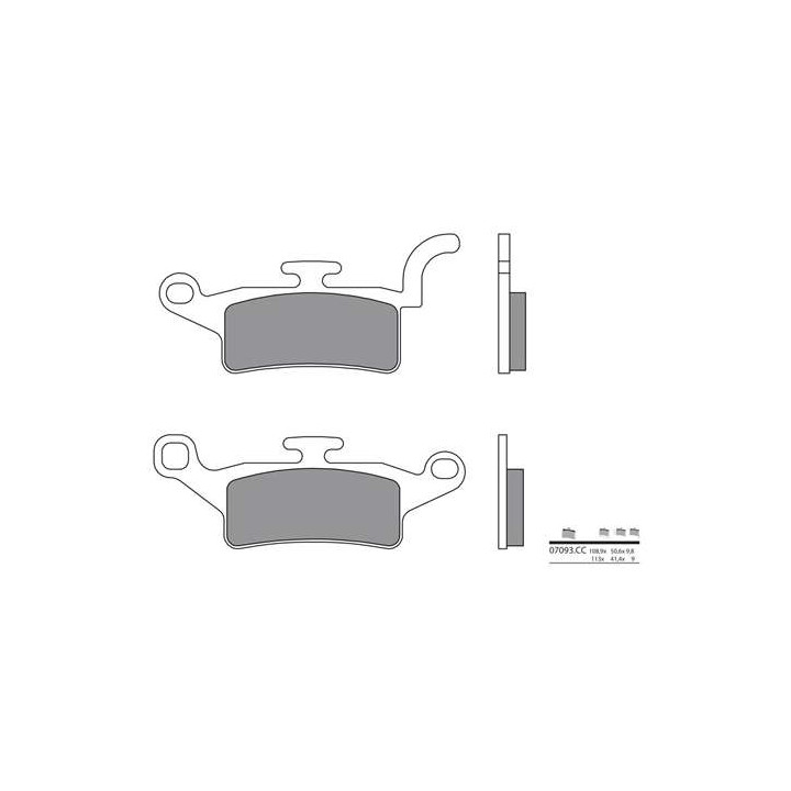 Ceramic Brake Pads BREMBO 07093CC