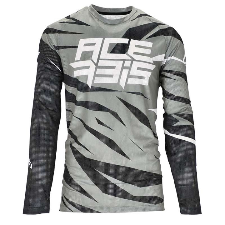 Acerbis J-WINDY FOUR VENTED MOTORCYCLE jersey GREY