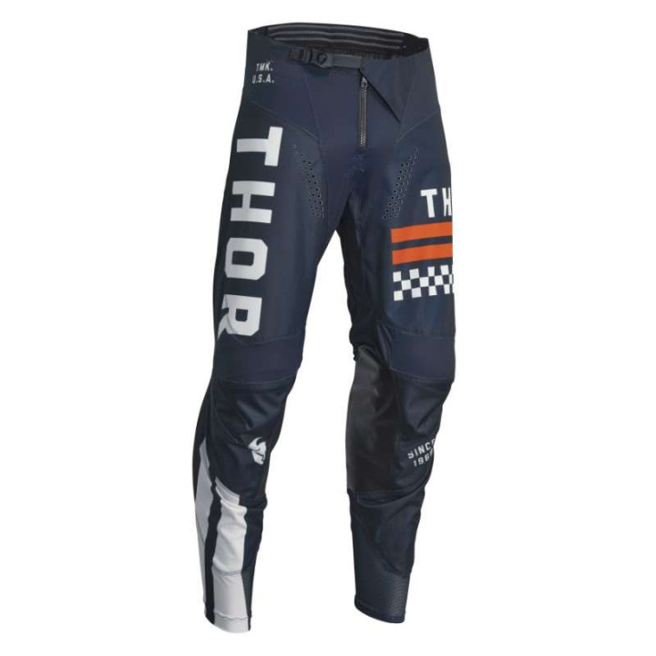 Thor YOUTH PULSE COMBAT MIDNIGHT/VINTAGE WHITE children's cross-country pants
