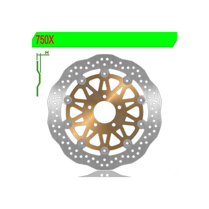Front brake disc NG 750X Z1000 03-06