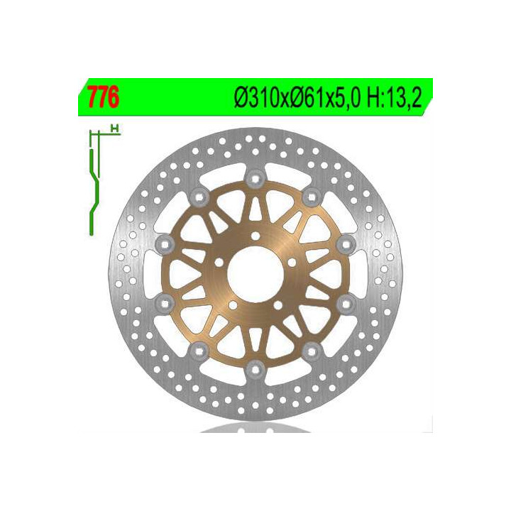 Front brake disc NG Kawsaki ZX750 ZR/ZRX/ZZR1100 ZX-12R