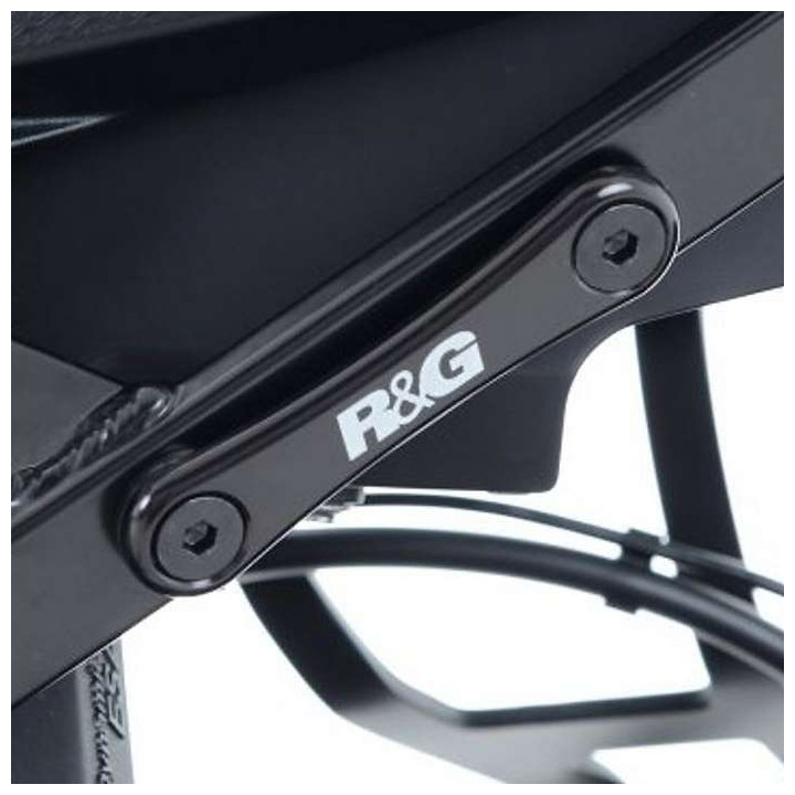 Cache-orifices de repose-pieds R&G (BLP0047BK) S1000XR TRIDENT 660