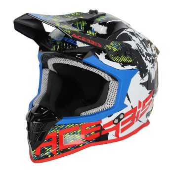 Casque moto cross Acerbis LINEAR 22.06 BLANC/NOIR