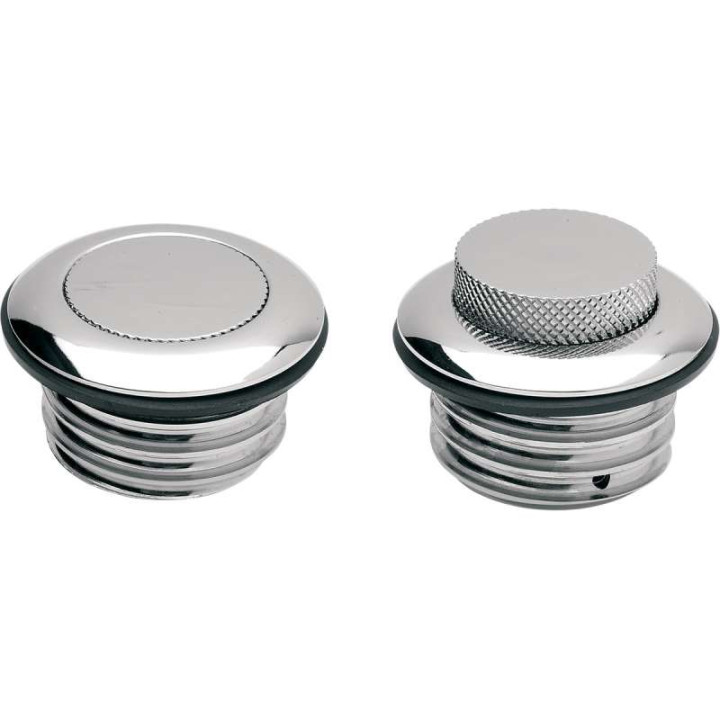 Bouchon de réservoir pop-up ventilé DRAG SPECIALITIES chrome