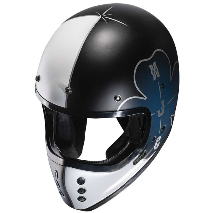 Casque moto HJC V60 OFERA NOIR/BLEU