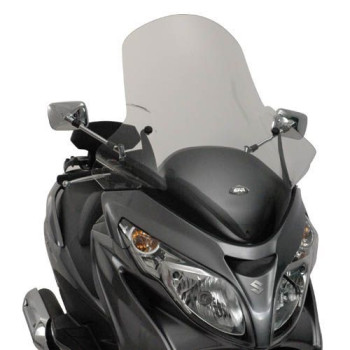 Bulle incolore Givi +16cm (266DT+D266KIT) Suzuki Burgman 400 07-