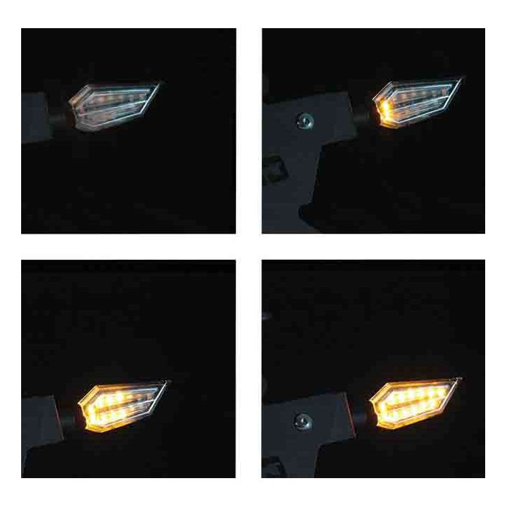 Clignotants moto séquentiels Chaft RETURN
