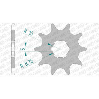 AFAM 10 teeth not 520 type 94305 GAS-GAS 125 Pampera