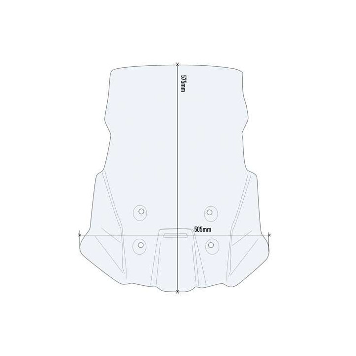 Bulle incolore Givi (D3117ST) Suzuki DL1050 V-Strom/XT