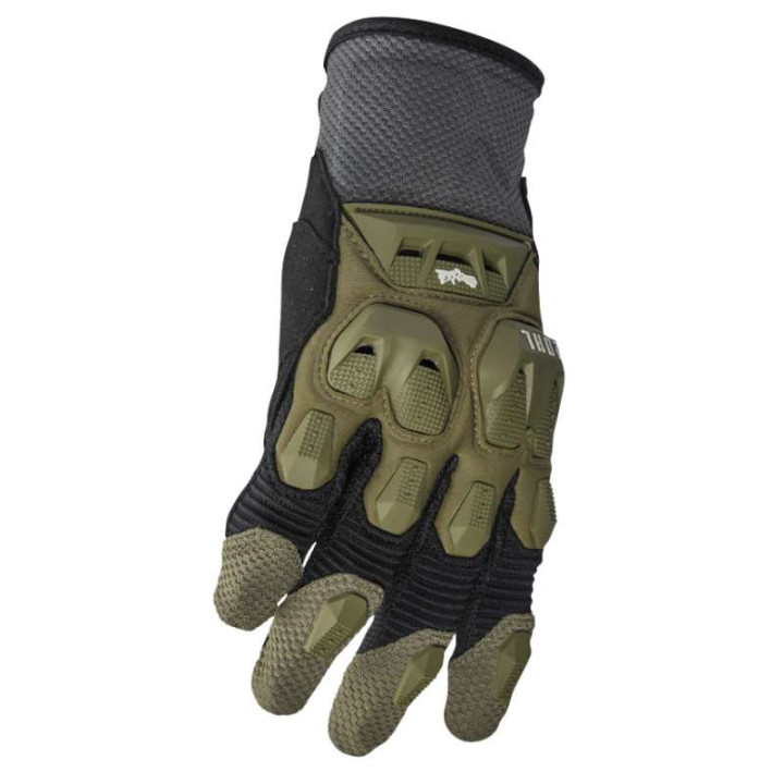 Gants moto cross Thor TERRAIN ARMY CHARCOAL Gants moto cross Thor TERRAIN ARMY CHARCOAL