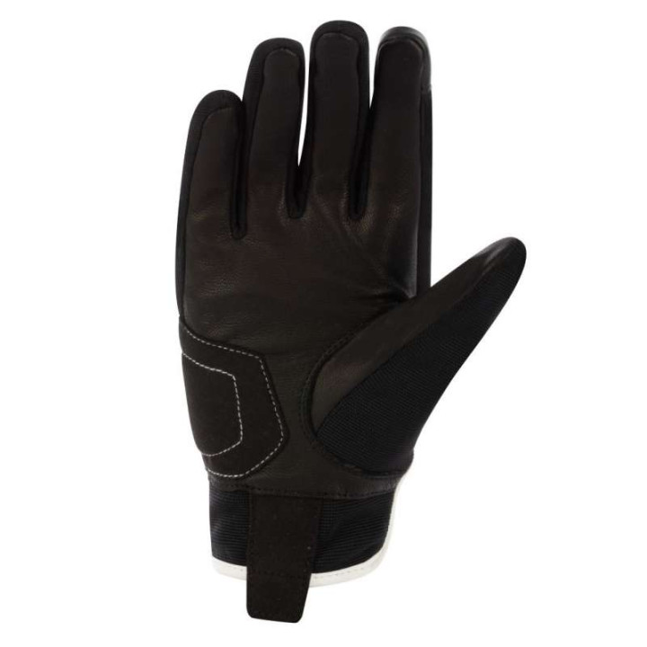 Gants moto d'été femme Bering LADY FLETCHER EVO NOIR/BLANC