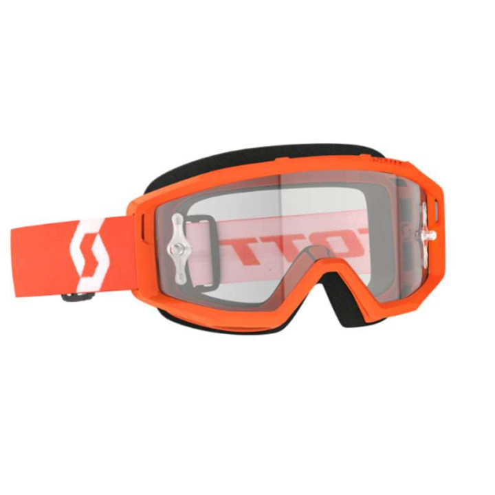 Masque cross Scott PRIMAL CLEAR 2023 Orange/White Masque cross Scott PRIMAL CLEAR 2023 Orange/White