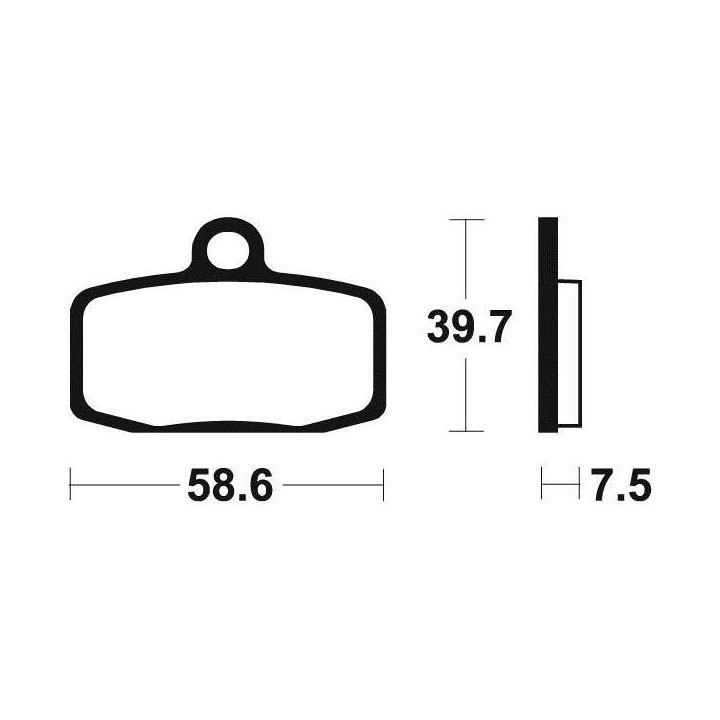 Brake pads metal fried BENDIX MOR385