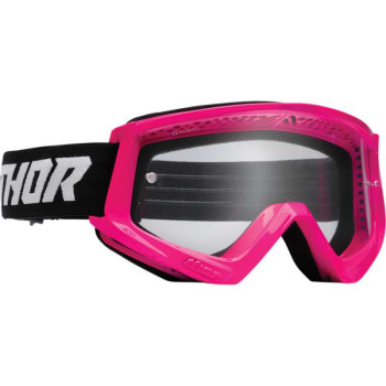 Masque moto cross Thor COMBAT RACER FLO PINK/BLACK