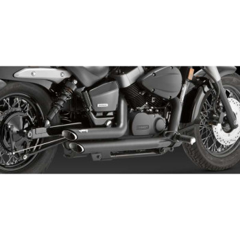 Échappement Vance & Hines SHORTSHOTS BLACK (48419) Yamaha 750 Shadow Aero/Spirit