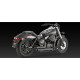 Échappement Vance & Hines SHORTSHOTS BLACK (48419) Yamaha 750 Shadow Aero/Spirit