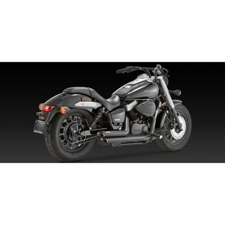 Échappement Vance & Hines SHORTSHOTS BLACK (48419) Yamaha 750 Shadow Aero/Spirit
