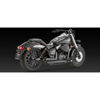 Échappement Vance & Hines SHORTSHOTS BLACK (48419) Yamaha 750 Shadow Aero/Spirit