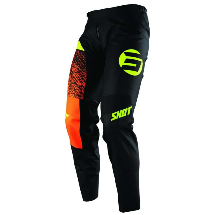 Shot KID DEVO ROLL 2022 ORANGE children's motocross pants