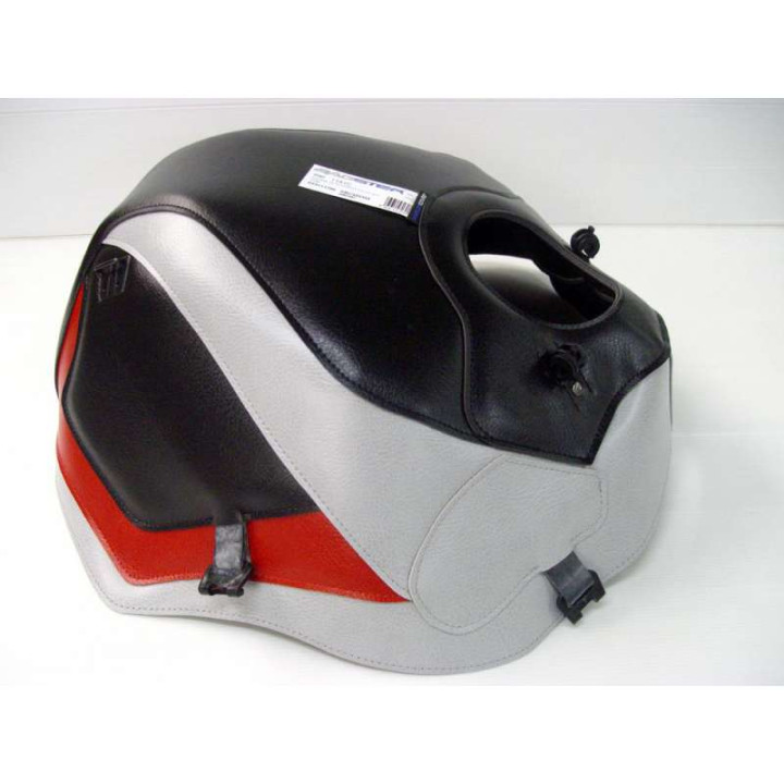 Tapis de réservoir Bagster noir/gris clair/rouge (1141C) Kawasaki ZX10 Tomcat