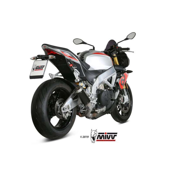 Silencieux Mivv MK3 Inox noir (A.012.SM3B) Aprilia Tuono V4RR/Factory Silencieux Mivv MK3 Inox noir (A.012.SM3B) Aprilia Tuono V4RR/Factory