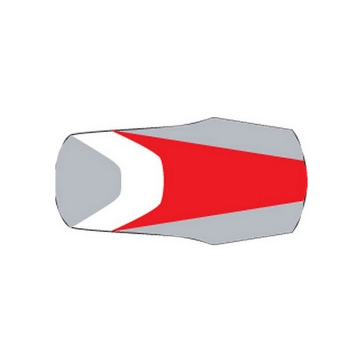Saddle cover Bagster (2157A) Rouge/Blanc/Gris Clair/Letters Grises Claires Honda CB1300 03-04