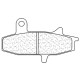 Brake plates sinter CL BRAKES 2308A3+