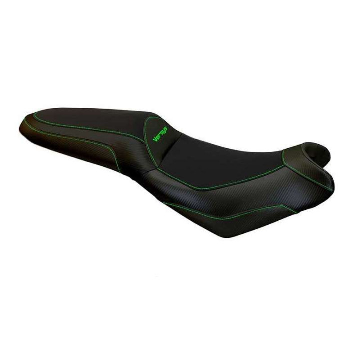 Seat cover Tappezzeria ELBA TOTAL BLACK Kawasaki Versys 650 07-