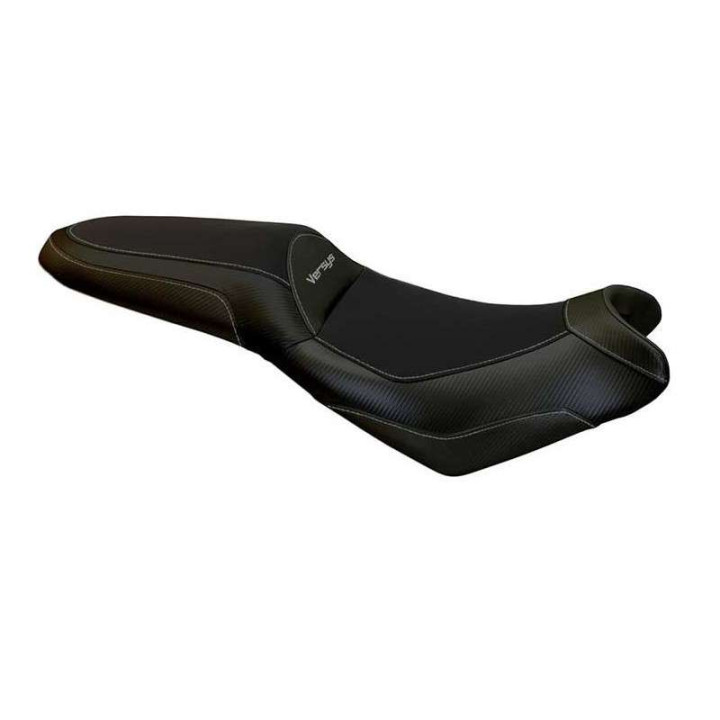 Seat cover Tappezzeria ELBA TOTAL BLACK Kawasaki Versys 650 07-