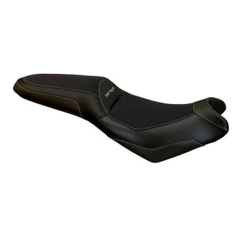 Seat cover Tappezzeria ELBA TOTAL BLACK Kawasaki Versys 650 07-