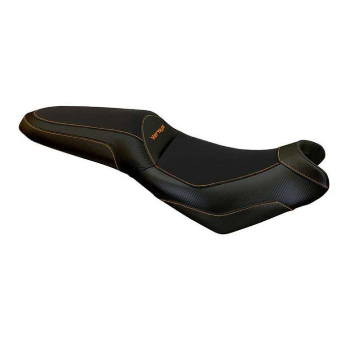 Seat cover Tappezzeria ELBA TOTAL BLACK Kawasaki Versys 650 07-