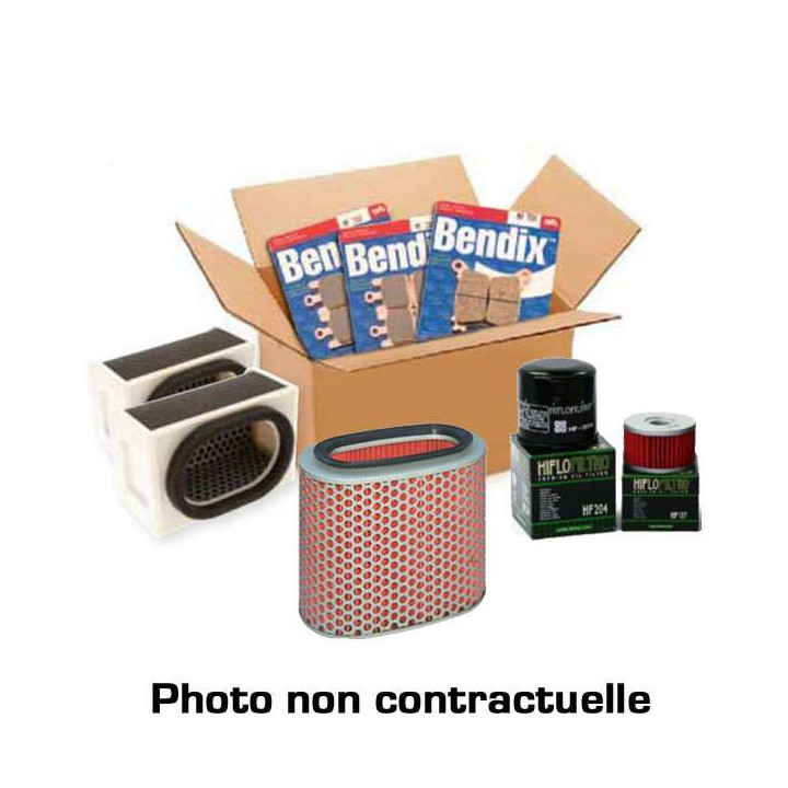 Filter revision package Hiflofiltro + platelets Bendix Kawasaki Z800