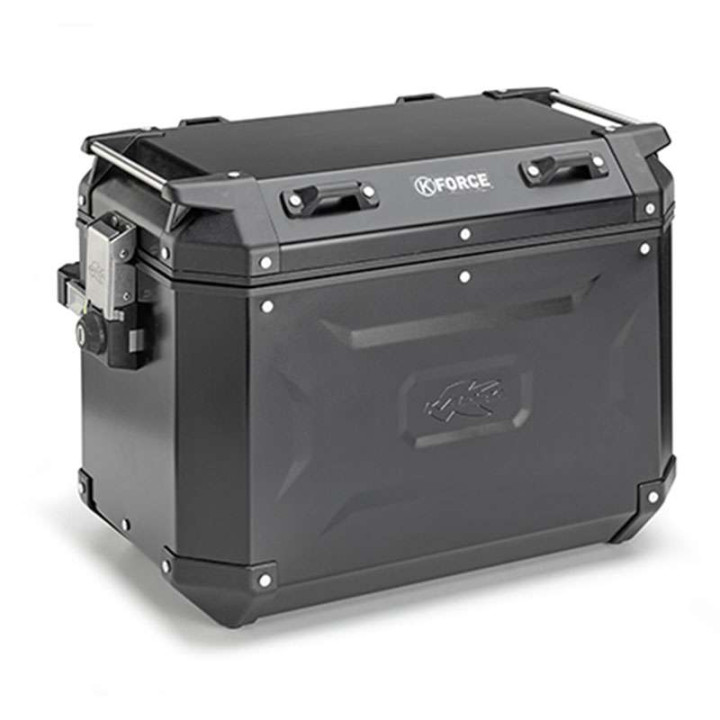 Straight black suitcase Kappa KFR48B K-FORCE