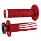 Poignées moto cross ODI EMIG PRO V2 LOCK-ON Rouge/Blanc