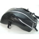 Tapis de réservoir Bagster noir deco stam/gris metal (1610LA) Honda CB600F Hornet