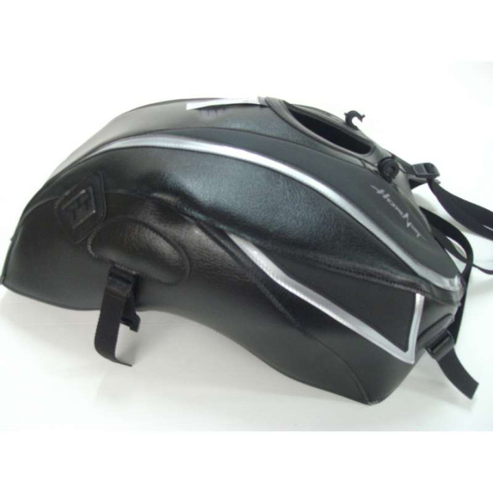Tapis de réservoir Bagster noir deco stam/gris metal (1610LA) Honda CB600F Hornet